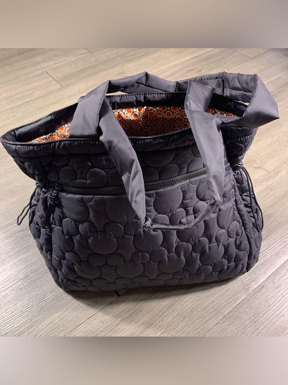 Disney Original Zip Tote Black Moonless Night in Featherweight